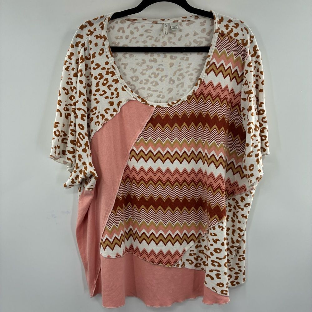 3For$20 Cato Women's Multicolor Patterned Top size 26/28W